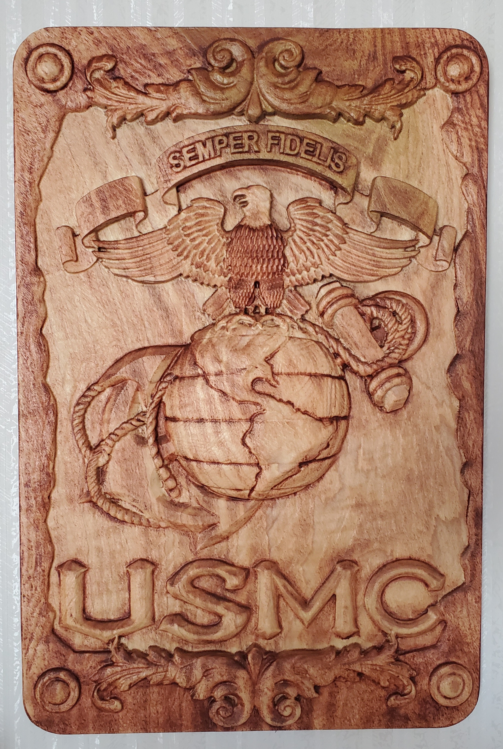 USMC "Semper Fidelis" Plaque